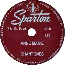 The Chantones -- Storm in My Heart / Anne Marie - 78 rpm