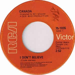 Canada -- I Don't Believe / Coochy Coo - 7