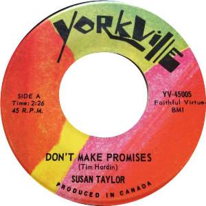 Susan Taylor -- Don't Make Promises / Twelfth of Never - 7