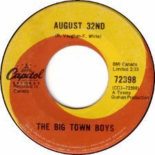 The Big Town Boys -- August 32nd / My Babe - 7