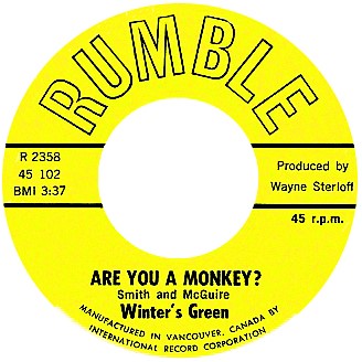 Winter's Green -- Are You a Monkey? / Jump in the River - 7