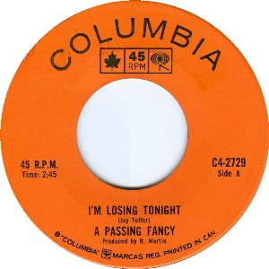 I'm Losing Tonight / A Passing Fancy - 7